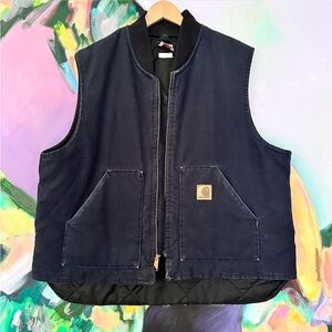 Carhartt Dark Blue Work Vest